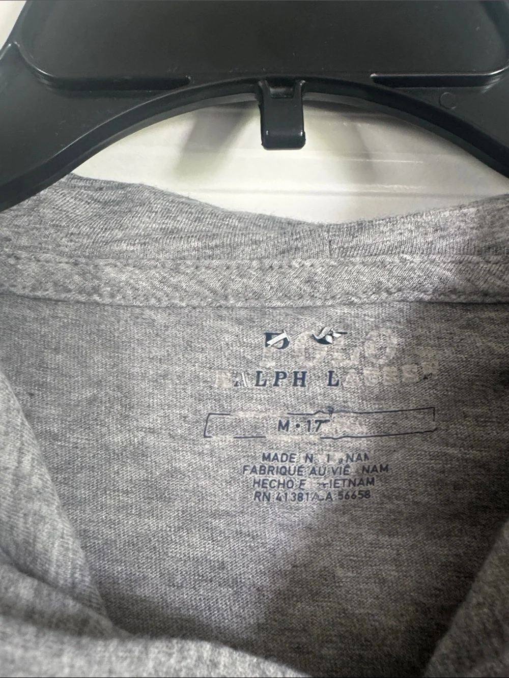 Polo by Ralph Lauren Heather Gray Hooded Long-Sleeve Shirt (1038)